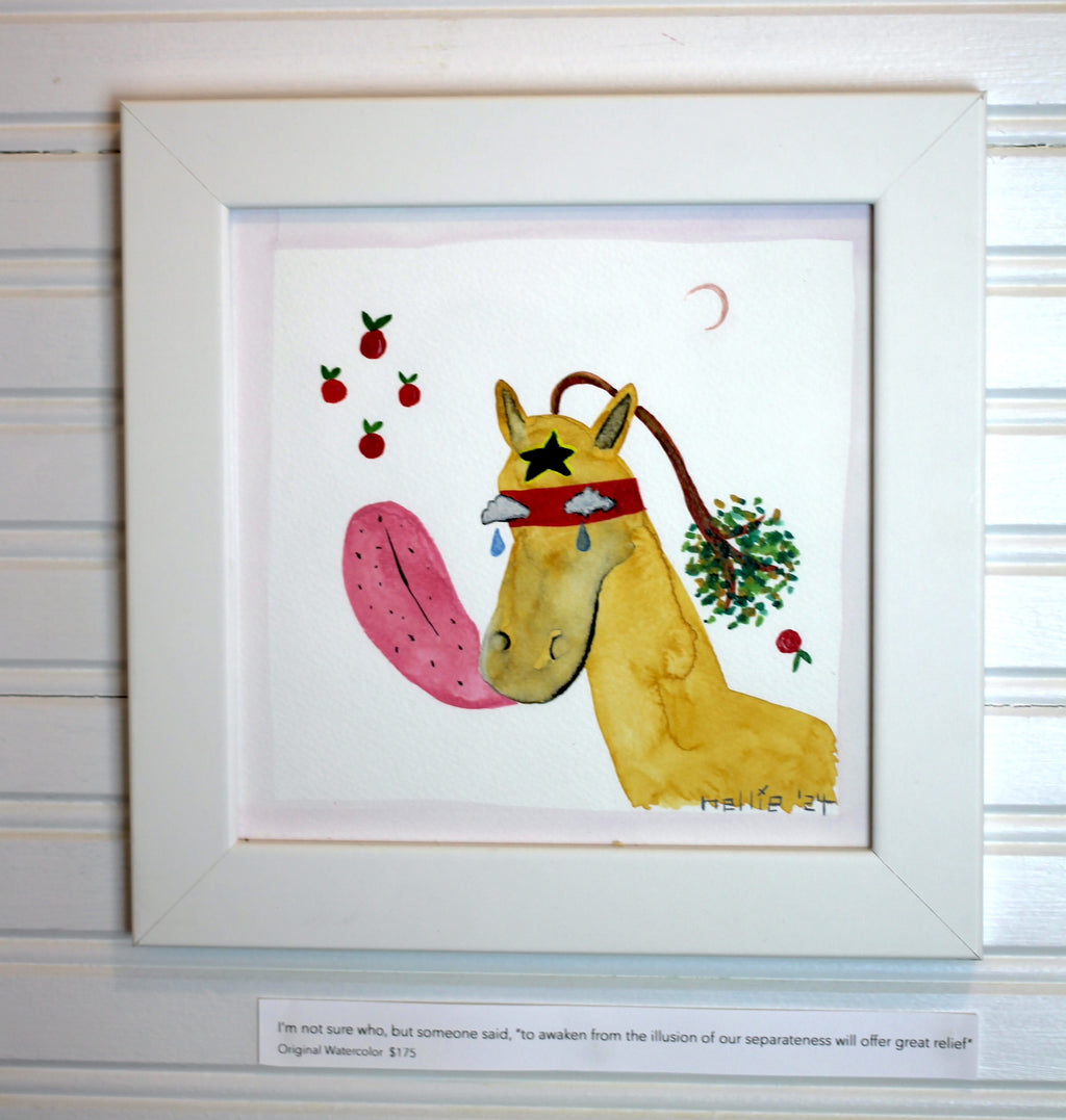 I'm not sure who but someone said, "to awaken from the illusion of our separateness will offer great relief" (2024)