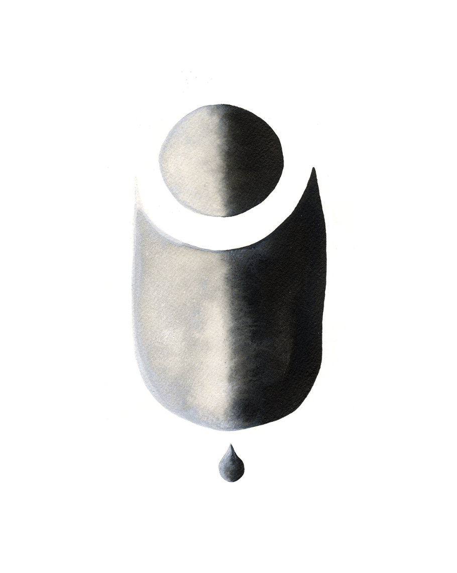 My shadows wanted out, they wanted to be free (print)