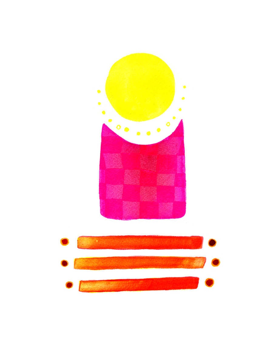 Our summer porch (print)